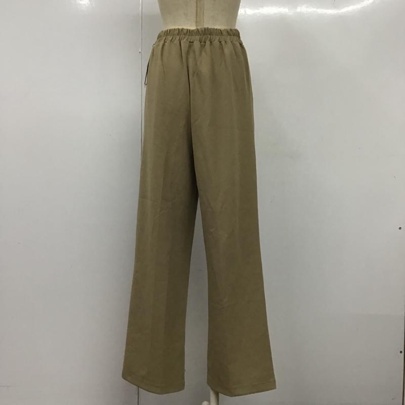 アズールバイマウジー AZUL BY MOUSSY パンツ スラックス 250ESZ31-226C ヴィーナスコンフォートパンツ ワイドパンツ スラックス M 無地 ベージュ / ベージュ /  レディース USED 古着 中古 10104799