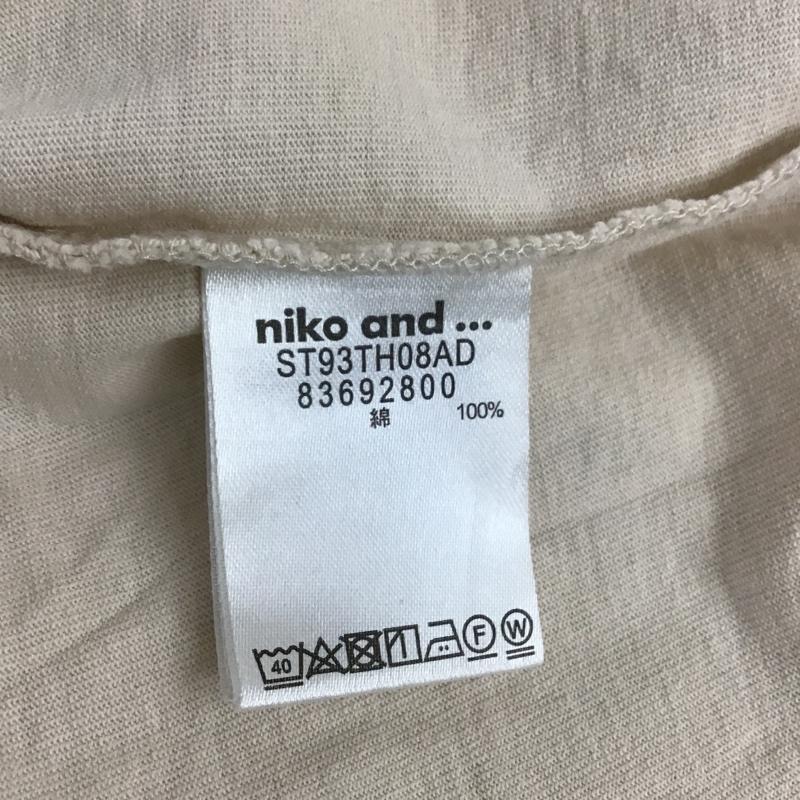 ニコアンド niko and... ワンピース ロングスカート ノースリーブロングワンピース フレアスカートワンピース バックスリットスカート L 無地 ベージュ / ベージュ /  レディース USED 古着 中古 10104804