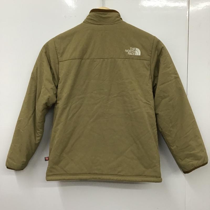 ザノースフェイス THE NORTH FACE ジャケット、上着 ジャンパー、ブルゾン NYJ81812 リバーシブルフリースジャケット ジップアップジャケット アウター 140cm ロゴ、文字 ベージュ / ベージュ /  ボーイズ USED 古着 中古 10104808
