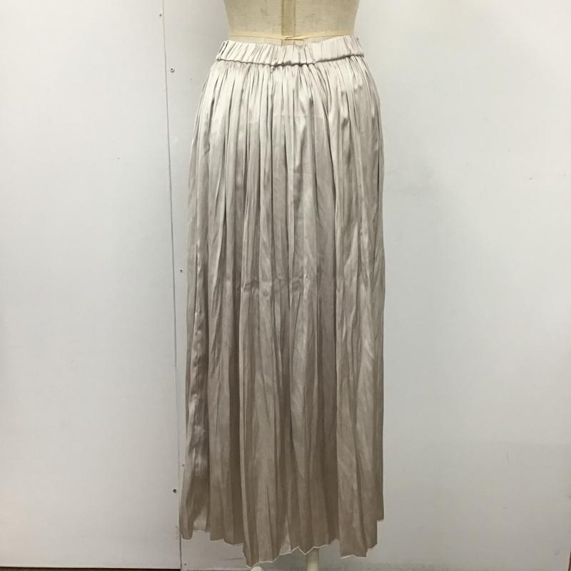 ヘザー Heather スカート ロングスカート HE050102TO プリーツスカート FREE 無地 グレージュ / グレージュ /  レディース USED 古着 中古 10104816