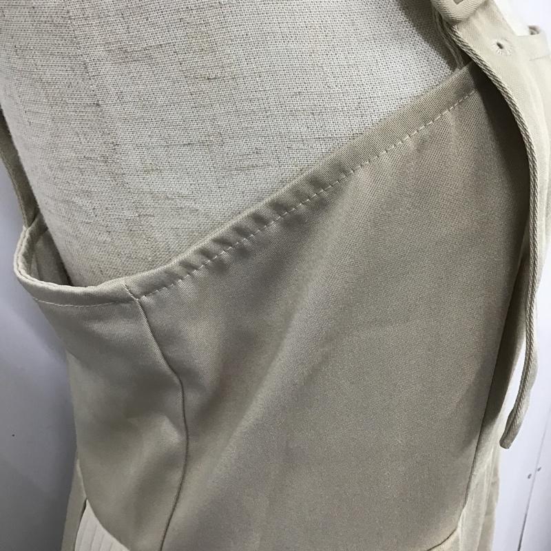 ダブルクローゼット w closet ワンピース ロングスカート 323125 サイドプリーツジャンスカ ロングスカートワンピース ノースリーブロングスカート FREE 無地 ベージュ / ベージュ /  レディース USED 古着 中古 10104821