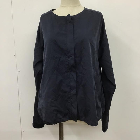 ニコアンド niko and... ジャケット、上着 ジャンパー、ブルゾン ST64SJ53MF ノーカラー 4 無地 紺 / ネイビー /  レディース USED 古着 中古 10104828