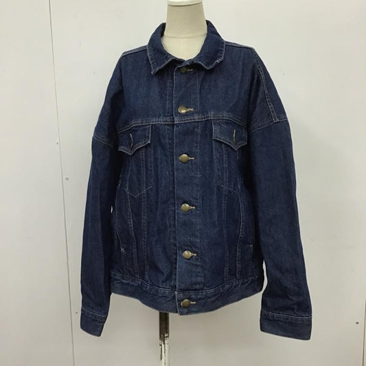 ローリーズファーム LOWRYS FARM ジャケット、上着 ジャケット、ブレザー LF716030N9 デニムジャケット ジージャン L 無地 インディゴ / インディゴ /  レディース USED 古着 中古 10104830