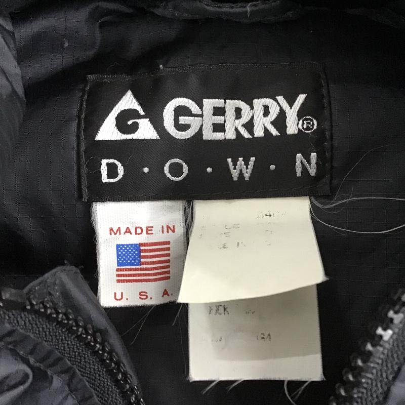 ジェリー GERRY ジャケット、上着 ジャンパー、ブルゾン ジップアップジャケット ジャンパー ダウンジャケット カジュアルジャケット ロゴ、文字 黒 / ブラック /  メンズ USED 古着 中古 10104833