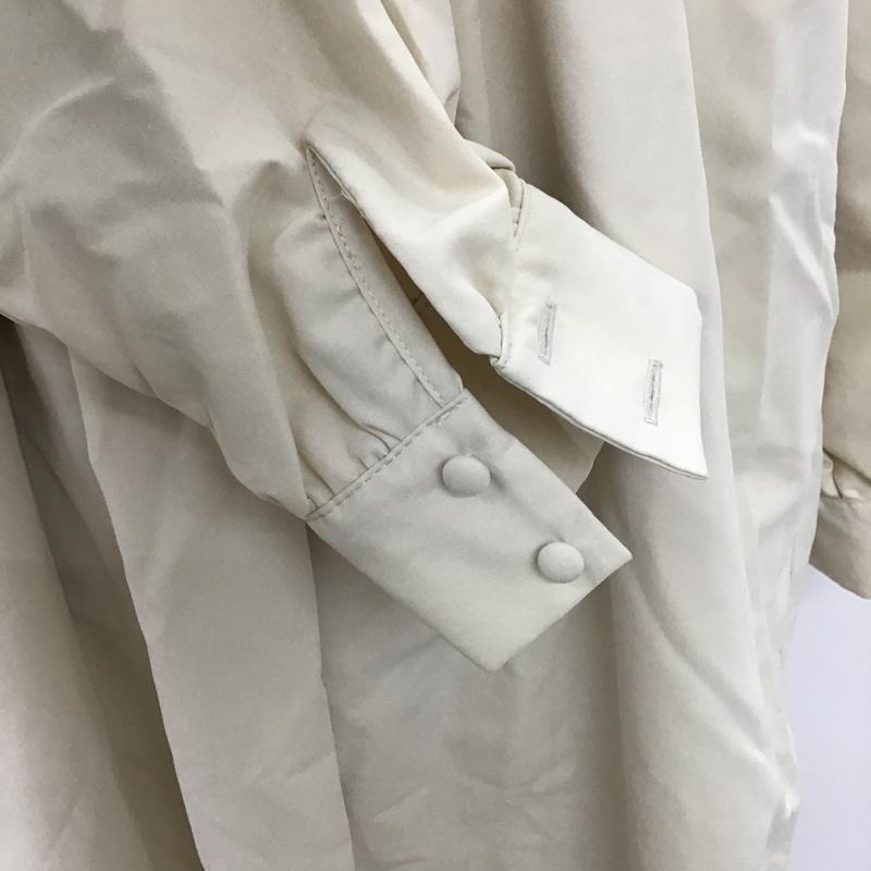 イデム idem ワンピース ロングスカート セーラーカラー 長袖 FREE 無地 ベージュ / ベージュ /  レディース USED 古着 中古 10104849