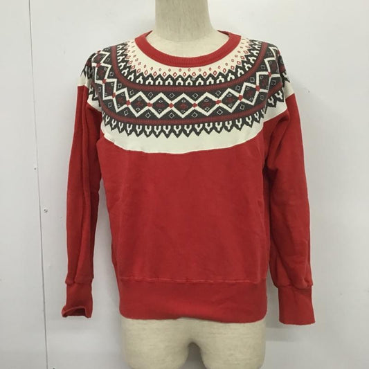 キャブクロージング CABCLOTHING トレーナー 長袖 長袖スウェット 長袖トレーナー リブカットソー 長袖カットソー プリントトレーナー 90s M プリント マルチカラー / マルチカラー /  メンズ USED 古着 中古 10104858