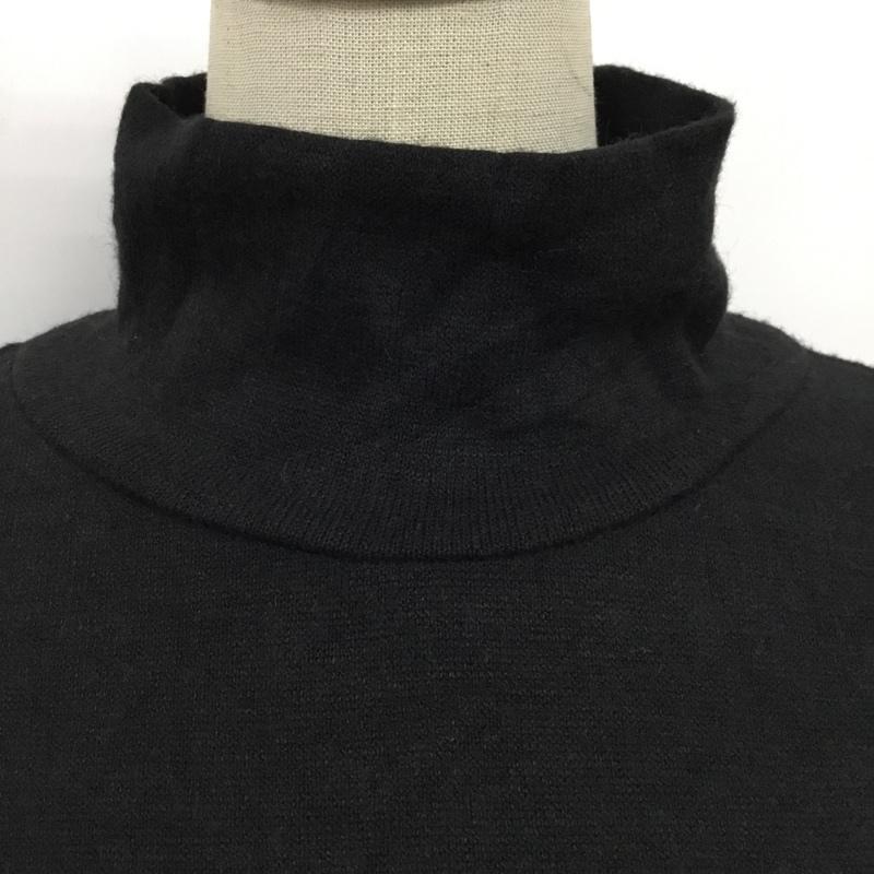 ザラ ZARA ワンピース ロングスカート 5580 642 800 コンビーネーションドレス モックネック M 無地 黒 / ブラック /  レディース USED 古着 中古 10104868
