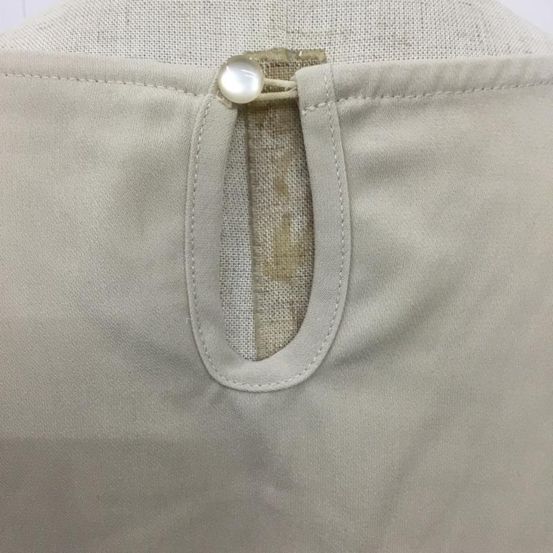 マジェスティックレゴン MAJESTIC LEGON ワンピース ロングスカート 1096061412 ビスチェライクワンピース 半袖 S  ベージュ / ベージュ /  レディース USED 古着 中古 10104870