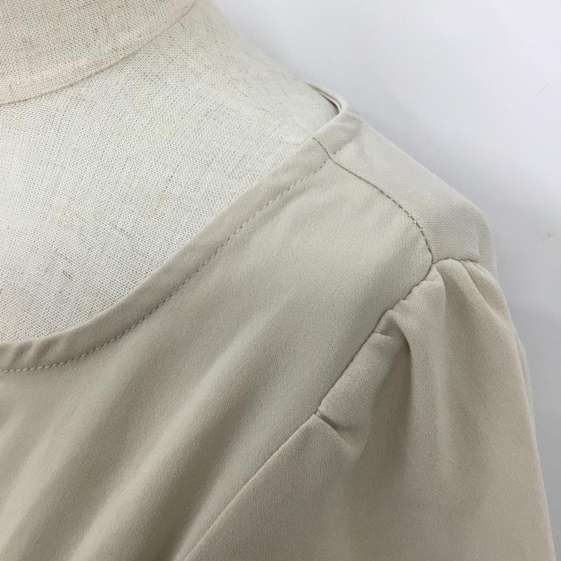 マジェスティックレゴン MAJESTIC LEGON ワンピース ロングスカート 1096061412 ビスチェライクワンピース 半袖 S  ベージュ / ベージュ /  レディース USED 古着 中古 10104870