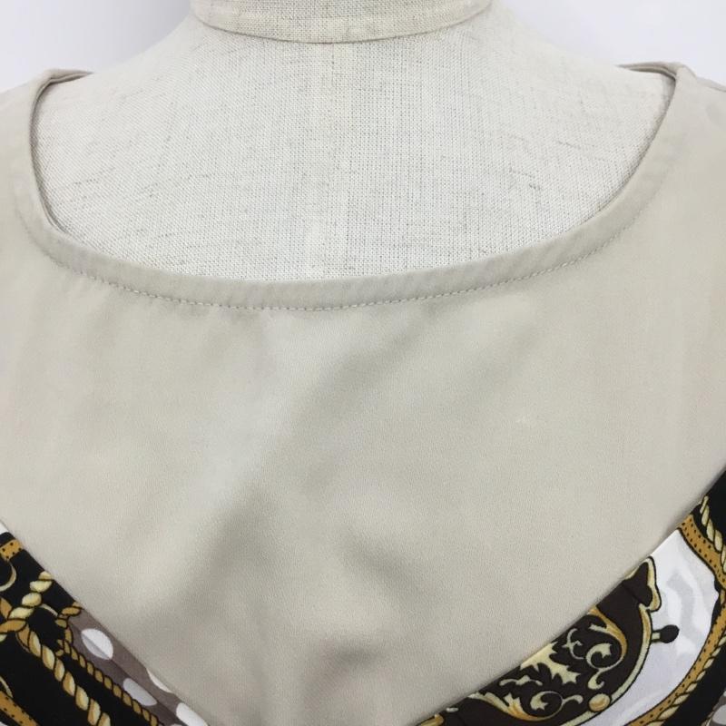 マジェスティックレゴン MAJESTIC LEGON ワンピース ロングスカート 1096061412 ビスチェライクワンピース 半袖 S  ベージュ / ベージュ /  レディース USED 古着 中古 10104870