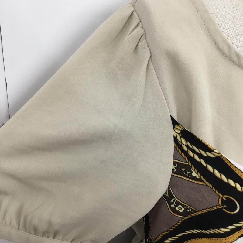 マジェスティックレゴン MAJESTIC LEGON ワンピース ロングスカート 1096061412 ビスチェライクワンピース 半袖 S  ベージュ / ベージュ /  レディース USED 古着 中古 10104870