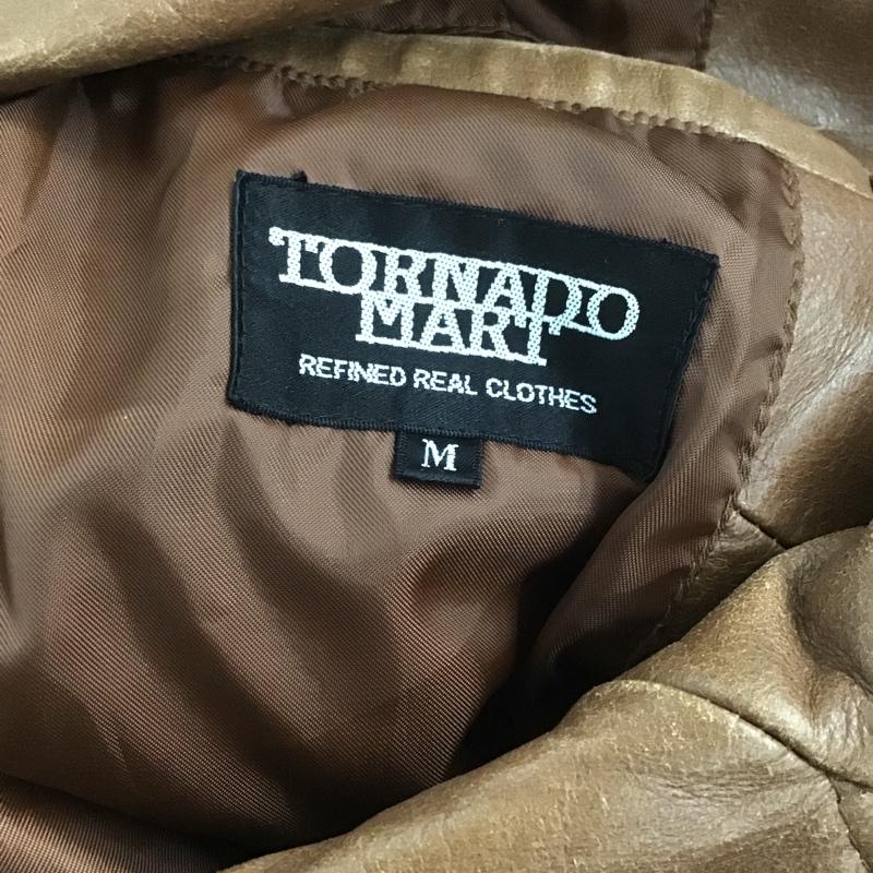 トルネードマート TORNADO MART ジャケット、上着 ジャンパー、ブルゾン レザージャケット カジュアルジャケット カラージャケット 古着 M 無地 茶 / ブラウン /  メンズ USED 古着 中古 10104873