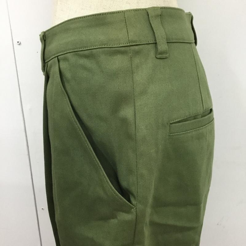 ケービーエフ KBF パンツ ワークパンツ、ペインターパンツ KB84-24J020 テーパードパンツ 36 無地 カーキ / カーキ /  レディース USED 古着 中古 10104874
