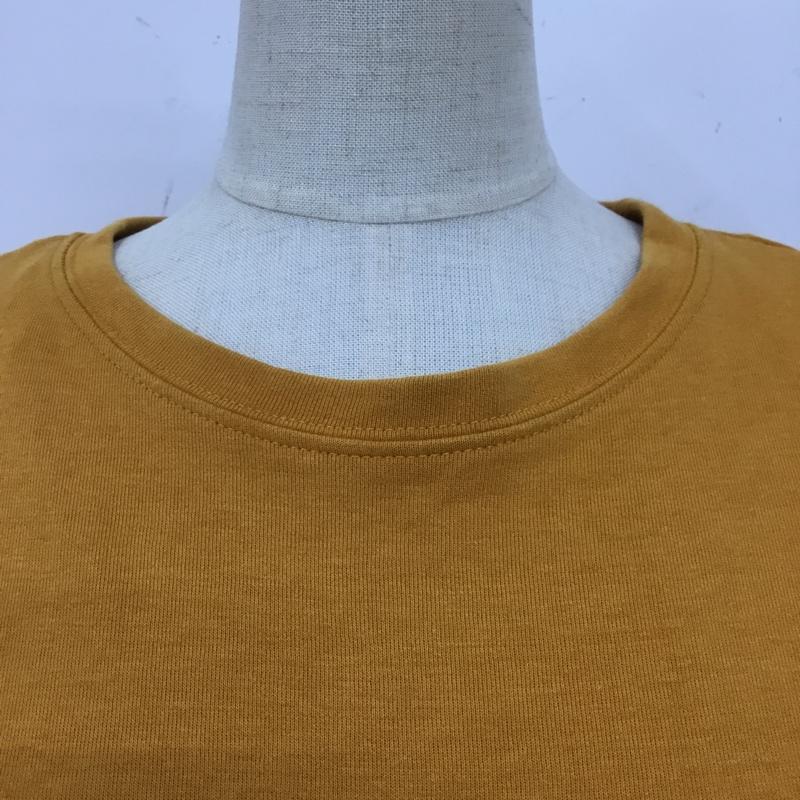 ザラ ZARA ワンピース ひざ丈スカート 4174 304 305 Tシャツワンピース 半袖 S 無地 橙 / オレンジ /  レディース USED 古着 中古 10104878