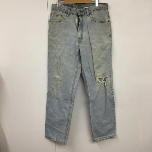 リーバイストラウスアンドコー Levi Strauss & co. パンツ デニム、ジーンズ 550 デニムパンツ ストレートパンツ ワイドパンツ カジュアルパンツ 34 無地 水色 / ライトブルー /  メンズ USED 古着 中古 10104898