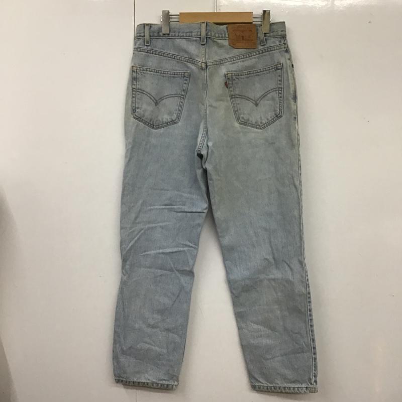 リーバイストラウスアンドコー Levi Strauss & co. パンツ デニム、ジーンズ 550 デニムパンツ ストレートパンツ ワイドパンツ カジュアルパンツ 34 無地 水色 / ライトブルー /  メンズ USED 古着 中古 10104898
