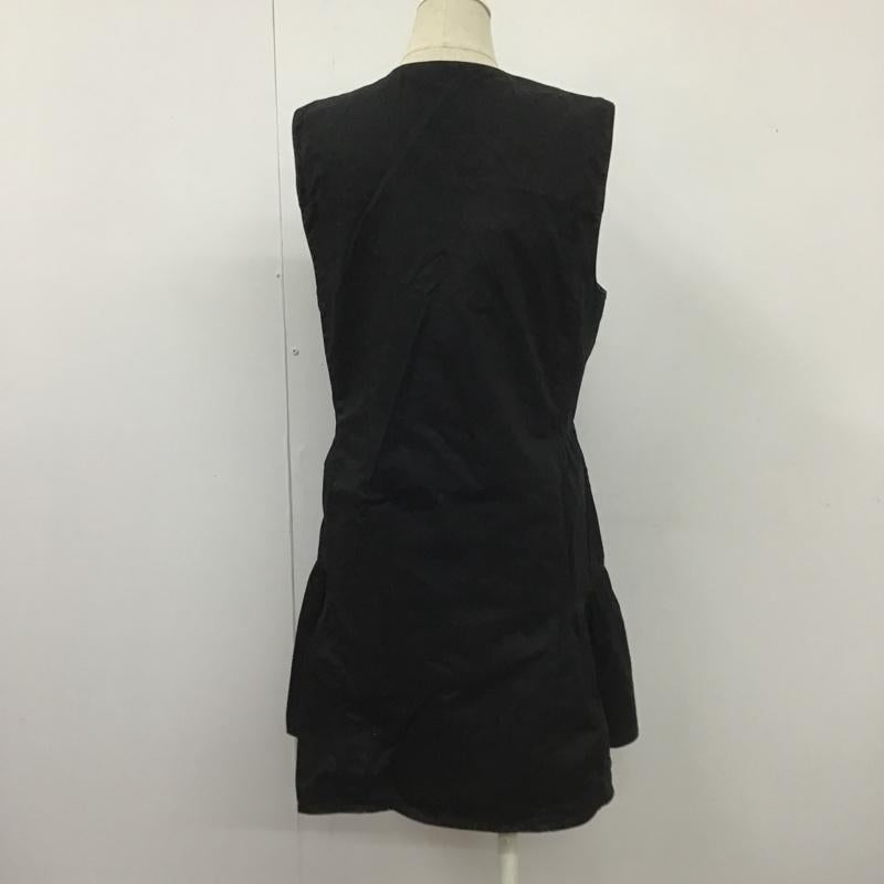 ザラ ZARA ワンピース ミニスカート ノースリーブワンピース カジュアルワンピース ミニワンピース M 無地 黒 / ブラック /  レディース USED 古着 中古 10104904