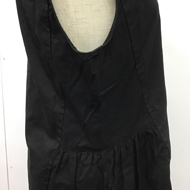 ザラ ZARA ワンピース ミニスカート ノースリーブワンピース カジュアルワンピース ミニワンピース M 無地 黒 / ブラック /  レディース USED 古着 中古 10104904