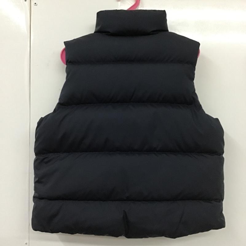ポロバイラルフローレン Polo by RALPH LAUREN ベスト ベスト ダウンベスト ノースリーブカットソー ジップアップジャケット 100cm ロゴ、文字 紺 / ネイビー /  ボーイズ USED 古着 中古 10104909