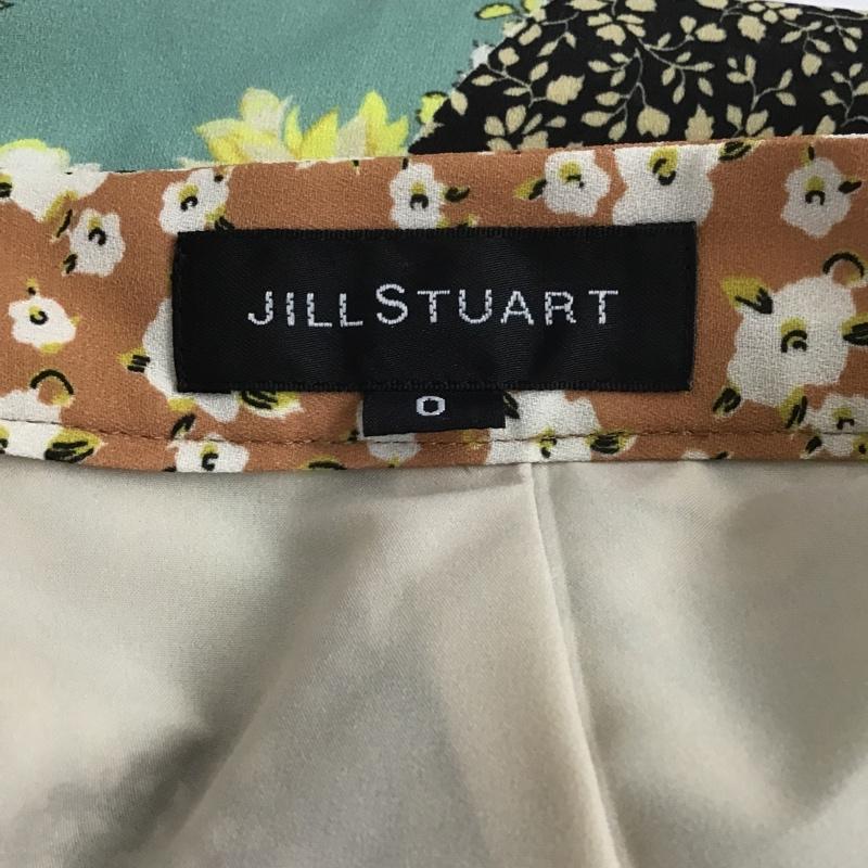 ジルスチュアート JILLSTUART スカート ロングスカート 092-8220006 シアーミックスフラワースカート 0 花柄 マルチカラー / マルチカラー /  レディース USED 古着 中古 10104914