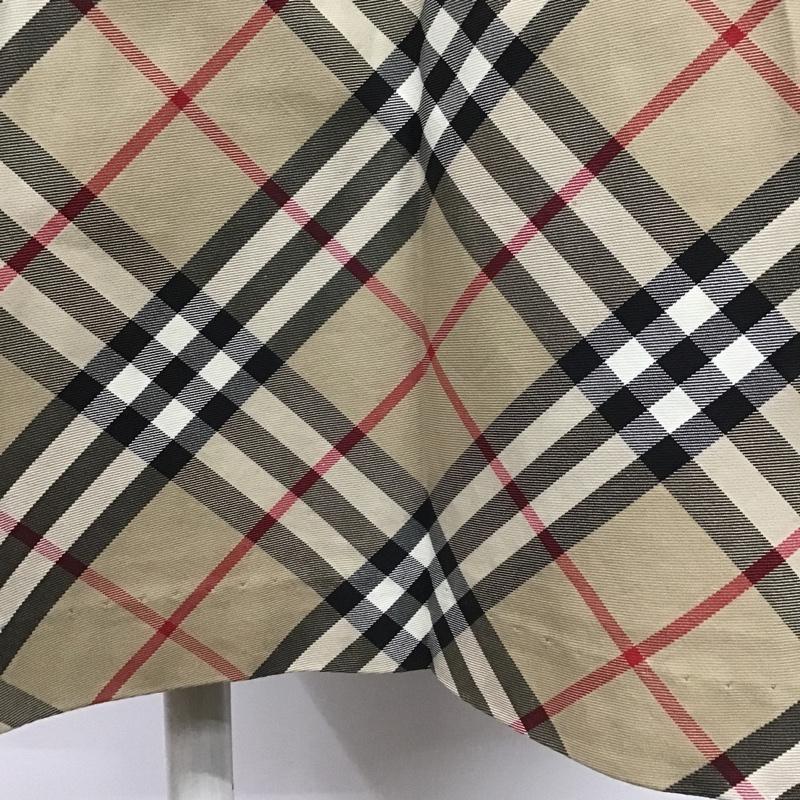 バーバリーブルーレーベル BURBERRY BLUE LABEL スカート ひざ丈スカート FX524-131 ノバチェック フレアスカート 36 36 チェック ベージュ / ベージュ / X 黒 / ブラック / X 白 / ホワイト / X 赤 / レッド /  レディース USED 古着 中古 10104916