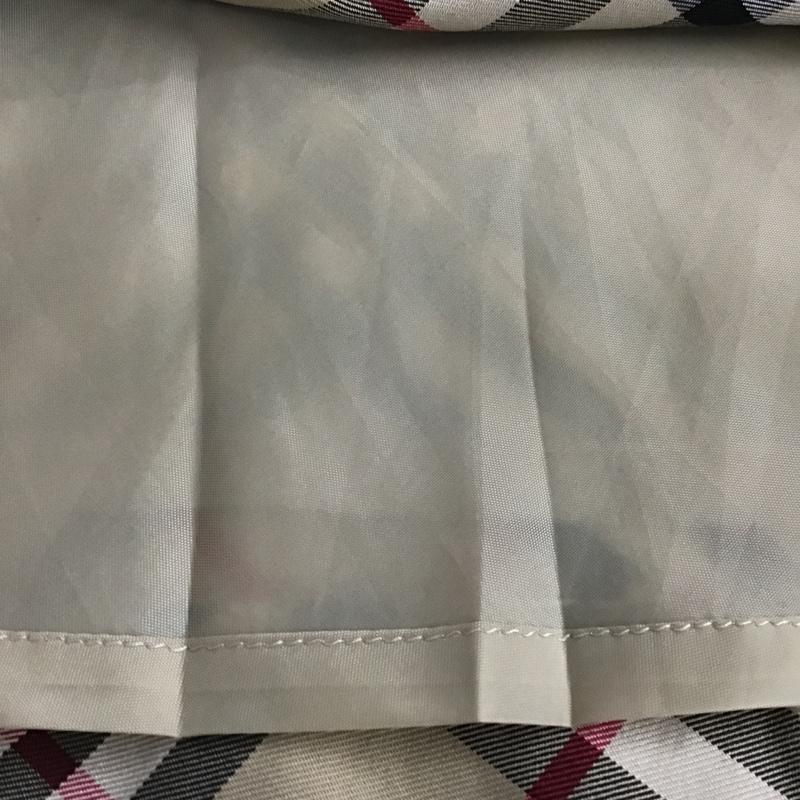 バーバリーブルーレーベル BURBERRY BLUE LABEL スカート ひざ丈スカート FX524-131 ノバチェック フレアスカート 36 36 チェック ベージュ / ベージュ / X 黒 / ブラック / X 白 / ホワイト / X 赤 / レッド /  レディース USED 古着 中古 10104916