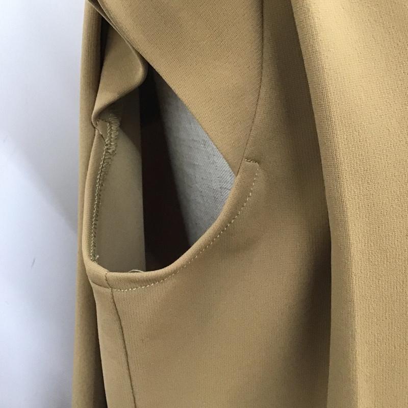 マルシャルテル MARECHAL TERRE ワンピース ロングスカート ZMT201OP330 フレンチスリーブスリットワンピース 2 無地 キャメル / キャメル /  レディース USED 古着 中古 10104918