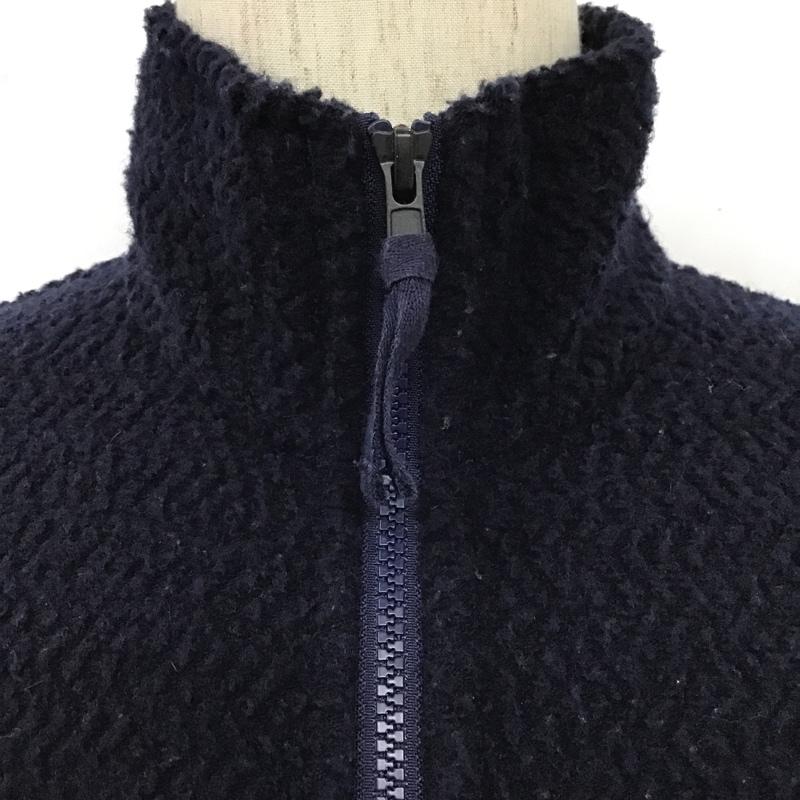 パタゴニア patagonia ジャケット、上着 ジャンパー、ブルゾン 26935FA19 フリースジャケット ジップアップジャケット アウター XS ロゴ、文字 紺 / ネイビー /  メンズ USED 古着 中古 10104919