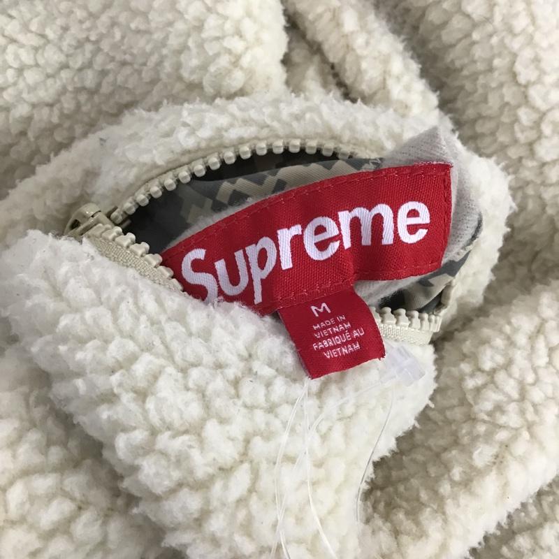 シュプリーム Supreme ジャケット、上着 ジャンパー、ブルゾン 23AW PolartecShearlingReversiblePullover ボアジャケット アウター リバーシブル M カモフラージュ柄・迷彩 マルチカラー / マルチカラー /  メンズ USED 古着 中古 10104926