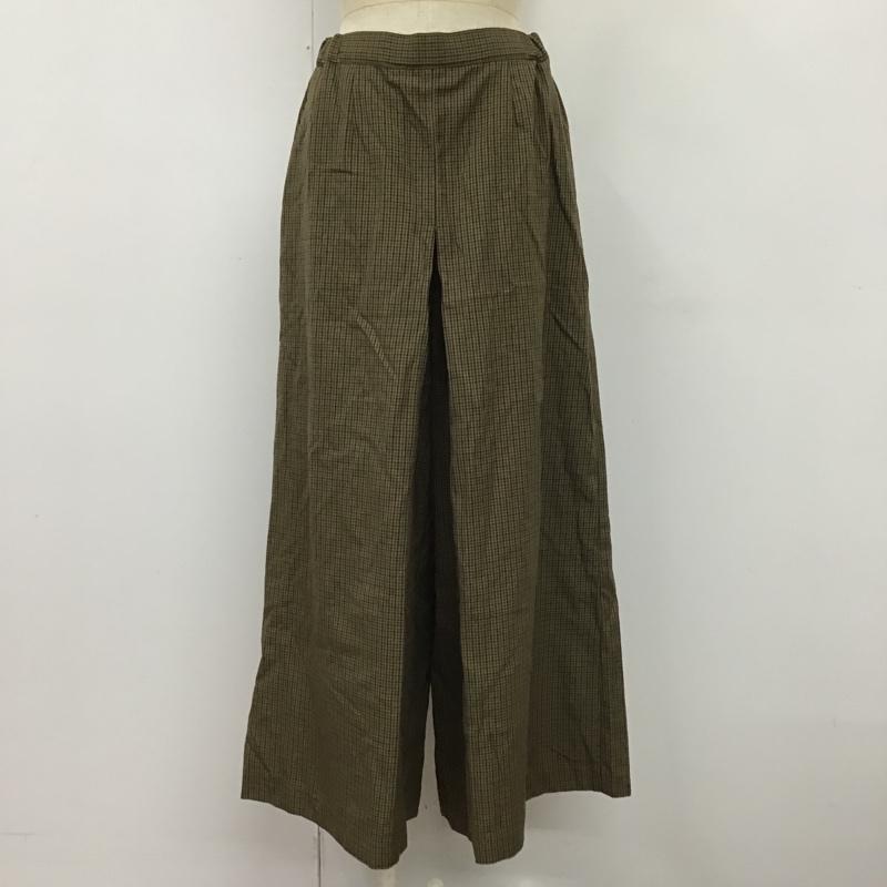 ニコアンド niko and... ボトムス ボトムス S216IL27AD ワイドパンツ 洗えるツイルアソートスカーチョ 3 チェック 茶 / ブラウン / X ベージュ / ベージュ / X ダークブラウン / ダークブラウン /  レディース USED 古着 中古 10104932