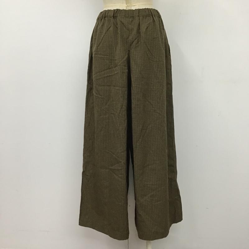 ニコアンド niko and... ボトムス ボトムス S216IL27AD ワイドパンツ 洗えるツイルアソートスカーチョ 3 チェック 茶 / ブラウン / X ベージュ / ベージュ / X ダークブラウン / ダークブラウン /  レディース USED 古着 中古 10104932