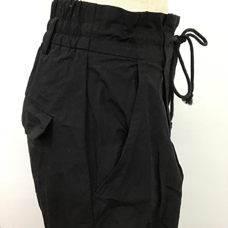 ローリーズファーム LOWRYS FARM パンツ ワークパンツ、ペインターパンツ LF522012TK ミリタリーパンツ カジュアルパンツ ワイドパンツ FREE 無地 黒 / ブラック /  レディース USED 古着 中古 10104933