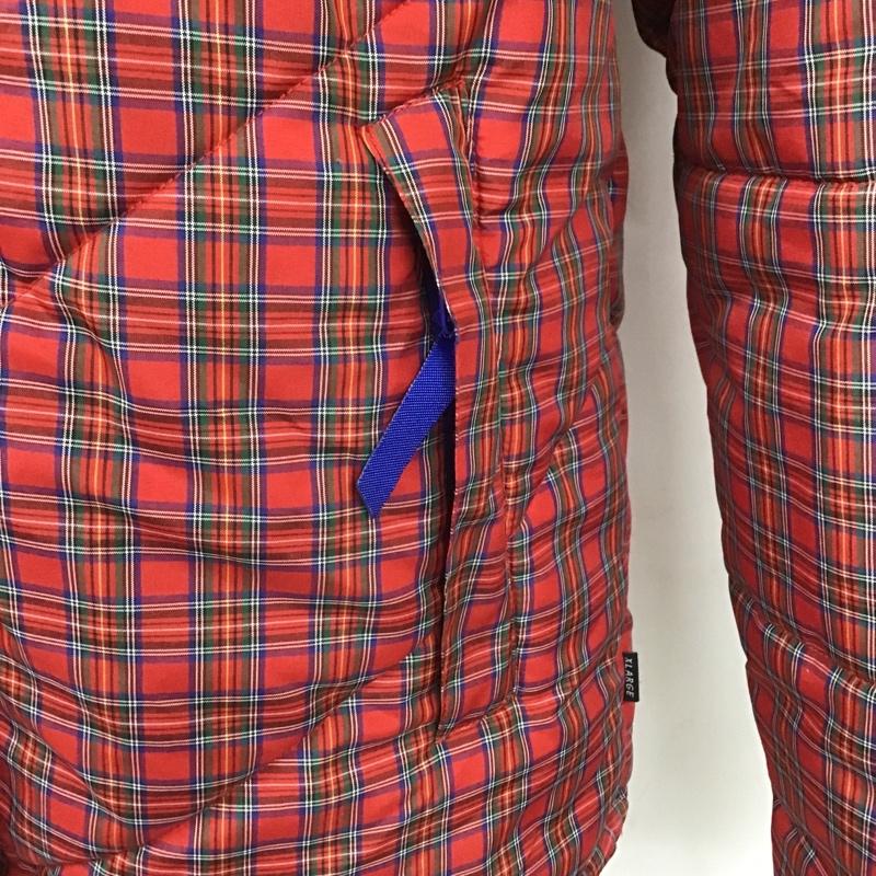 エクストララージ XLARGE ジャケット、上着 ジャケット、ブレザー 0184506 中綿ジャケット L チェック 赤 / レッド / X 白 / ホワイト / X 黒 / ブラック / X 青 / ブルー / X 黄 / イエロー / X 緑 / グリーン /  メンズ USED 古着 中古 10104944