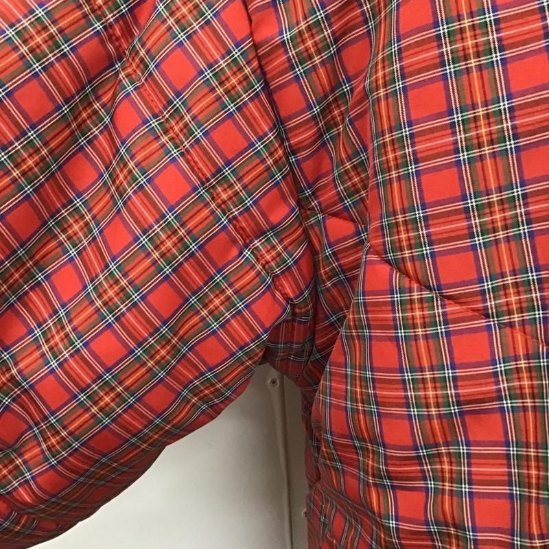 エクストララージ XLARGE ジャケット、上着 ジャケット、ブレザー 0184506 中綿ジャケット L チェック 赤 / レッド / X 白 / ホワイト / X 黒 / ブラック / X 青 / ブルー / X 黄 / イエロー / X 緑 / グリーン /  メンズ USED 古着 中古 10104944