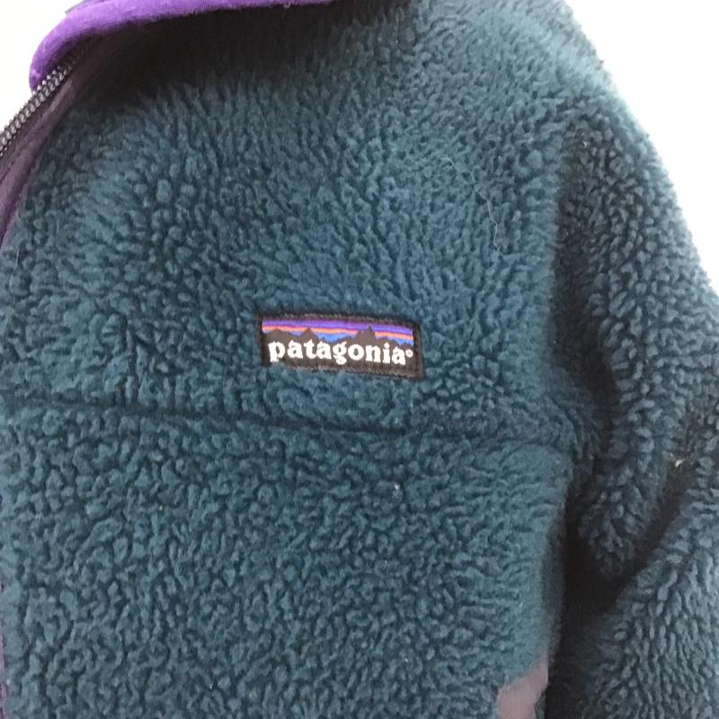 パタゴニア patagonia ジャケット、上着 ジャケット、ブレザー W714W RETRO-X レトロX 雪なしタグ フリース USA製 S ロゴ、文字 緑 / グリーン /  メンズ USED 古着 中古 10104947