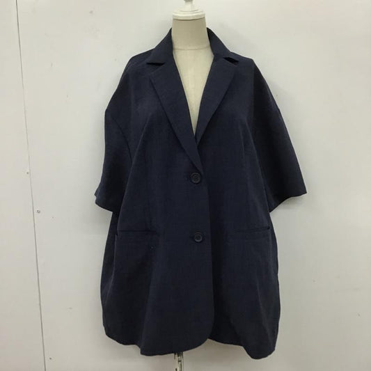 マウジー MOUSSY シャツ、ブラウス 半袖 029FSA30-0010 半袖シャツ カラーシャツ カジュアルシャツ FREE 無地 紺 / ネイビー /  レディース USED 古着 中古 10104950