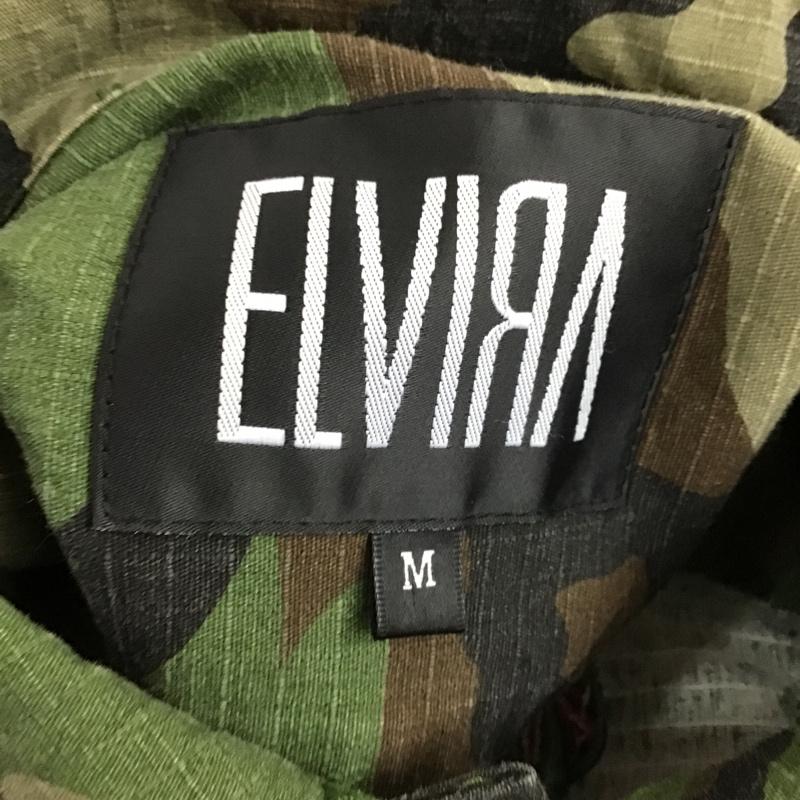 エルヴィラ ELVIRA ジャケット、上着 ジャケット、ブレザー ミリタリージャケット 迷彩 ロゴ カモフラ ローズフレーム M 刺繍 黒 / ブラック / X 茶 / ブラウン / X カーキ / カーキ /  メンズ USED 古着 中古 10104963