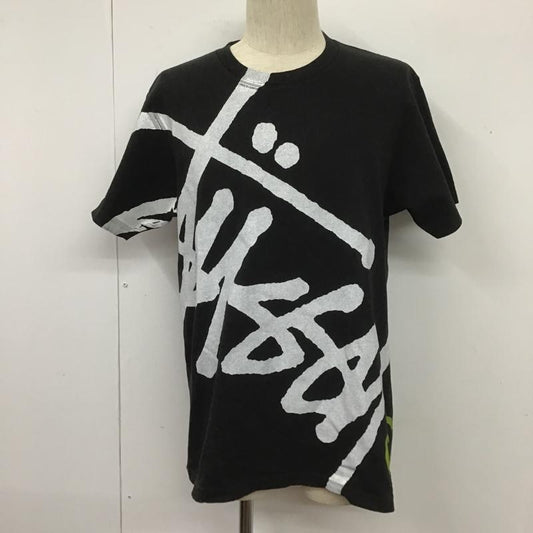 ステューシー STUSSY Tシャツ 半袖 BIG BASIC PIGMENT DYED TEE M ロゴ、文字 黒 / ブラック /  メンズ USED 古着 中古 10104971