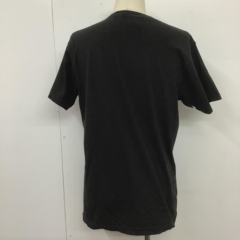 ステューシー STUSSY Tシャツ 半袖 BIG BASIC PIGMENT DYED TEE M ロゴ、文字 黒 / ブラック /  メンズ USED 古着 中古 10104971