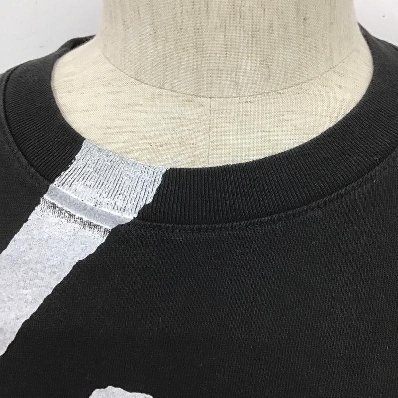 ステューシー STUSSY Tシャツ 半袖 BIG BASIC PIGMENT DYED TEE M ロゴ、文字 黒 / ブラック /  メンズ USED 古着 中古 10104971