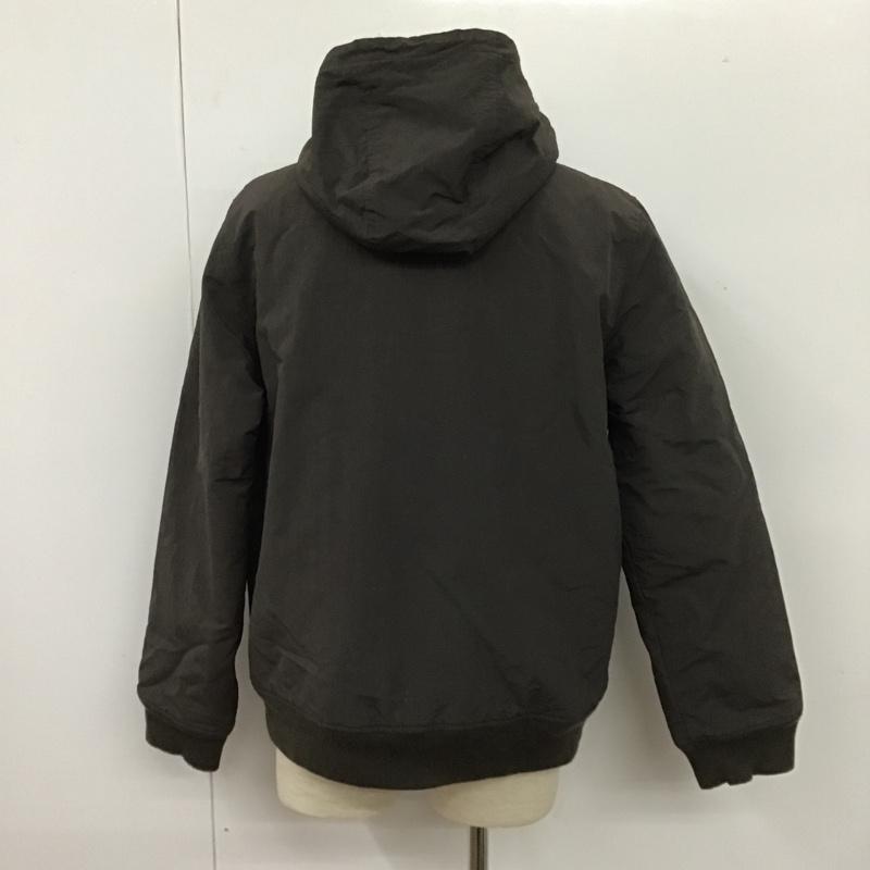 カーハート Carhartt ジャケット、上着 ジャンパー、ブルゾン ジップアップジャケット アウター カラージャケット L ロゴ、文字 茶 / ブラウン /  メンズ USED 古着 中古 10104972