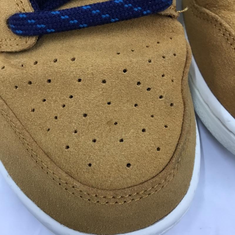 ナイキ NIKE スニーカー スニーカー DX6775 400 SB DUNK LOW PRO PRM 27.5cm 箱有 27.5cm ロゴ、文字 紺 / ネイビー / X キャメル / キャメル /  メンズ USED 古着 中古 10104980