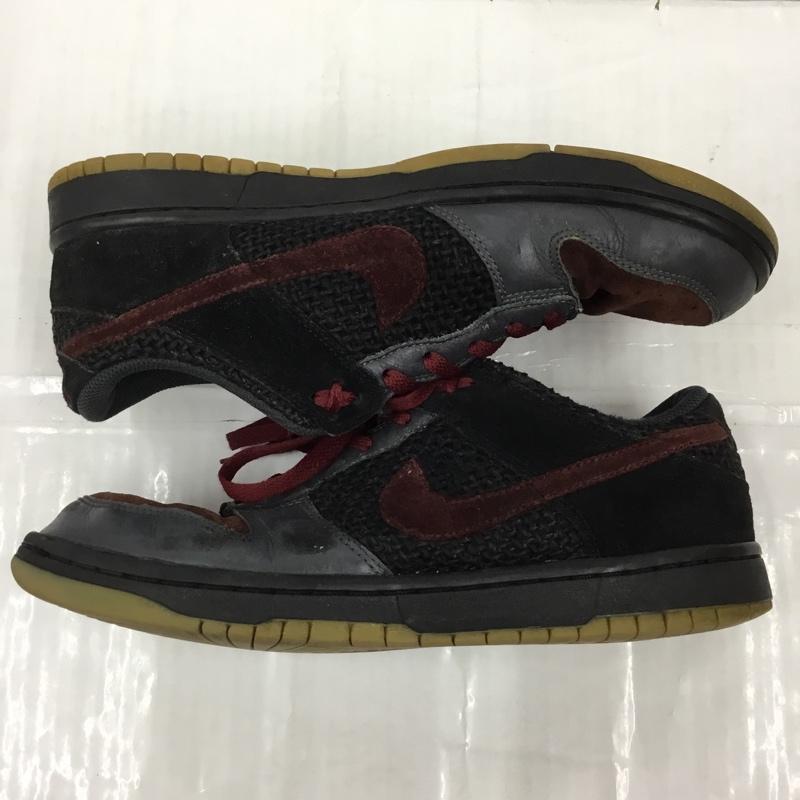 ナイキ NIKE スニーカー スニーカー 304714-065 DUNK LOW CL 2007 27.5cm 27.5cm ロゴ、文字 黒 / ブラック / X えんじ / ワインレッド /  メンズ USED 古着 中古 10104982