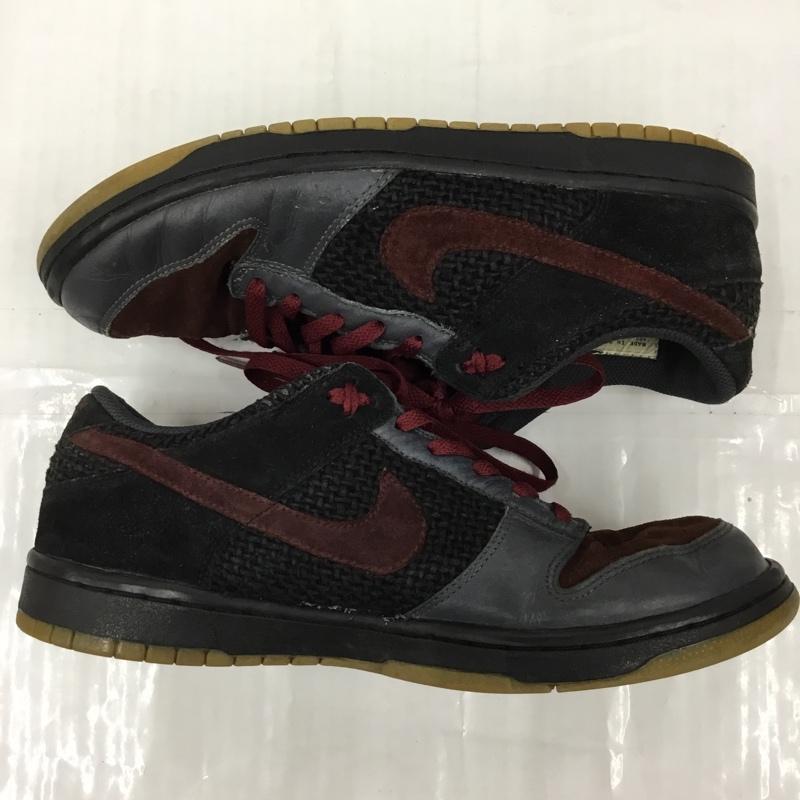 ナイキ NIKE スニーカー スニーカー 304714-065 DUNK LOW CL 2007 27.5cm 27.5cm ロゴ、文字 黒 / ブラック / X えんじ / ワインレッド /  メンズ USED 古着 中古 10104982