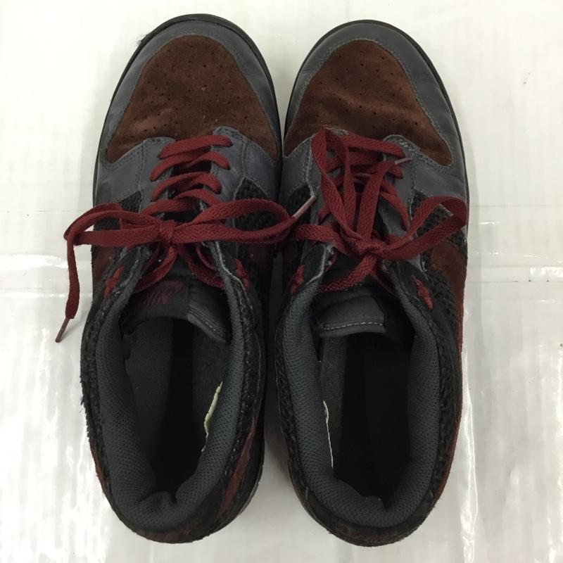 ナイキ NIKE スニーカー スニーカー 304714-065 DUNK LOW CL 2007 27.5cm 27.5cm ロゴ、文字 黒 / ブラック / X えんじ / ワインレッド /  メンズ USED 古着 中古 10104982