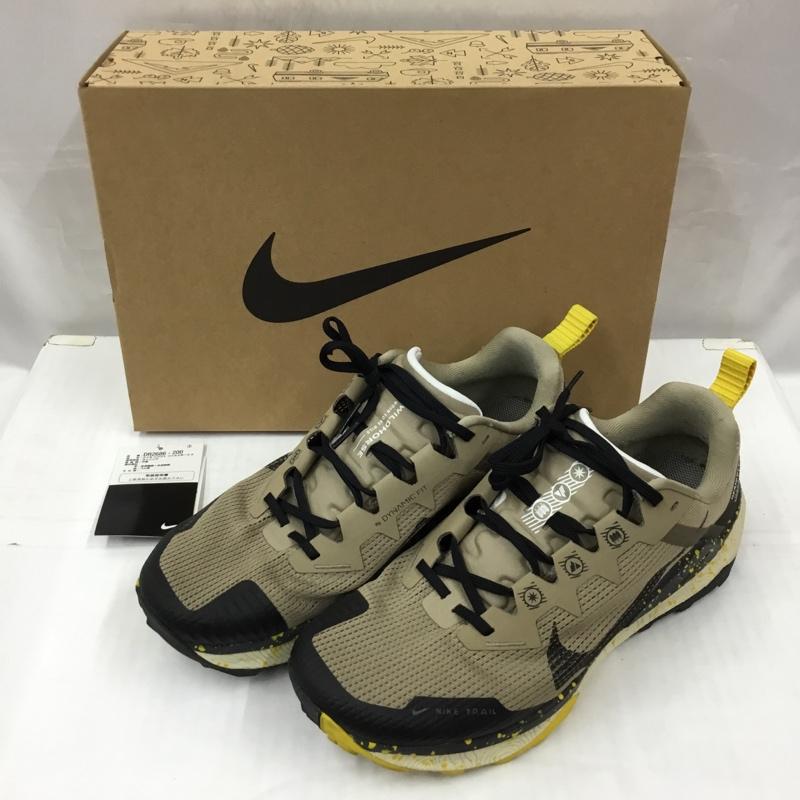 ナイキ NIKE スニーカー スニーカー DR2686 200 REACT Wildhorse 8 27cm 箱有 27.0cm ロゴ、文字 ベージュ / ベージュ / X 黒 / ブラック / X 黄 / イエロー /  メンズ USED 古着 中古 10104985