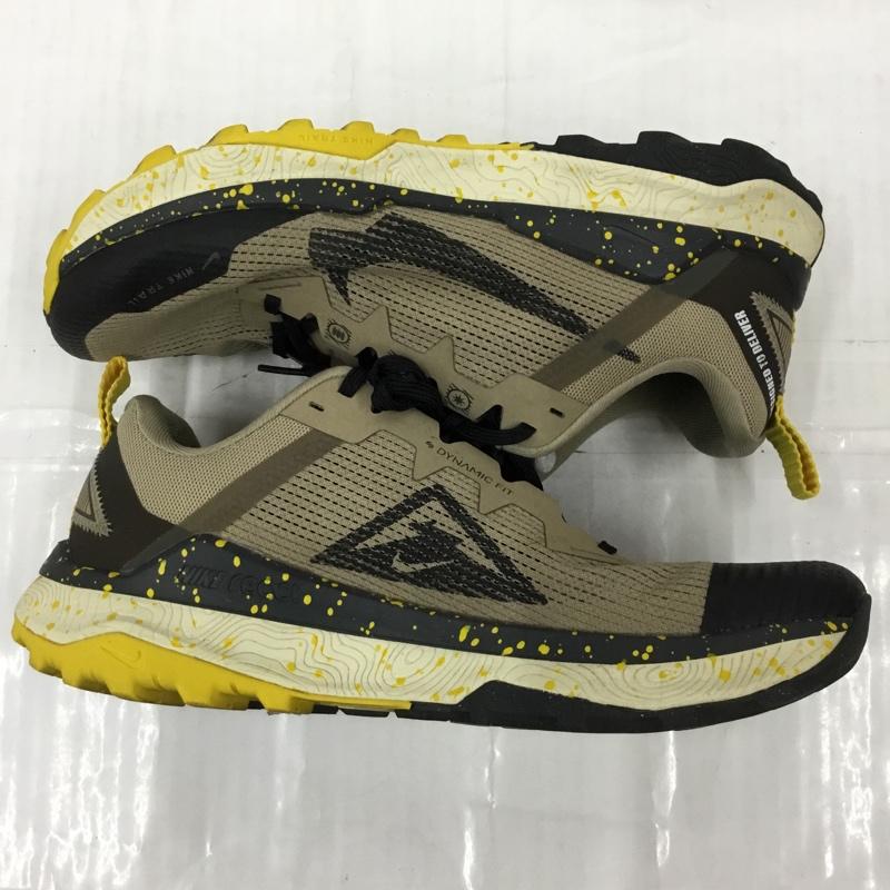 ナイキ NIKE スニーカー スニーカー DR2686 200 REACT Wildhorse 8 27cm 箱有 27.0cm ロゴ、文字 ベージュ / ベージュ / X 黒 / ブラック / X 黄 / イエロー /  メンズ USED 古着 中古 10104985