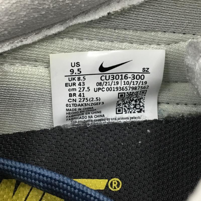 ナイキ NIKE スニーカー スニーカー CU3016 300 DAYBREAK 27.5cm 箱有 27.5cm ロゴ、文字 青 / ブルー / X 灰 / グレー / X 黄 / イエロー /  メンズ USED 古着 中古 10104989