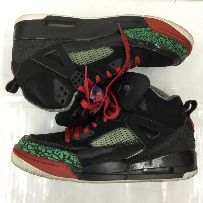 ナイキ NIKE スニーカー スニーカー 315371-026 JORDAN SPIZIKE 27.5cm 27.5cm ロゴ、文字 黒 / ブラック / X 赤 / レッド / X 緑 / グリーン /  メンズ USED 古着 中古 10104994
