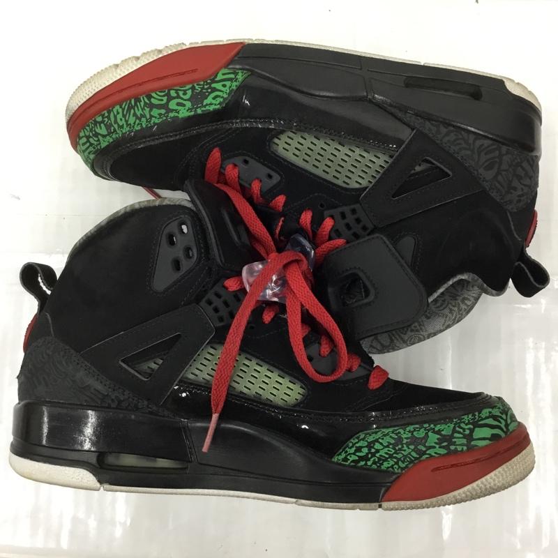 ナイキ NIKE スニーカー スニーカー 315371-026 JORDAN SPIZIKE 27.5cm 27.5cm ロゴ、文字 黒 / ブラック / X 赤 / レッド / X 緑 / グリーン /  メンズ USED 古着 中古 10104994
